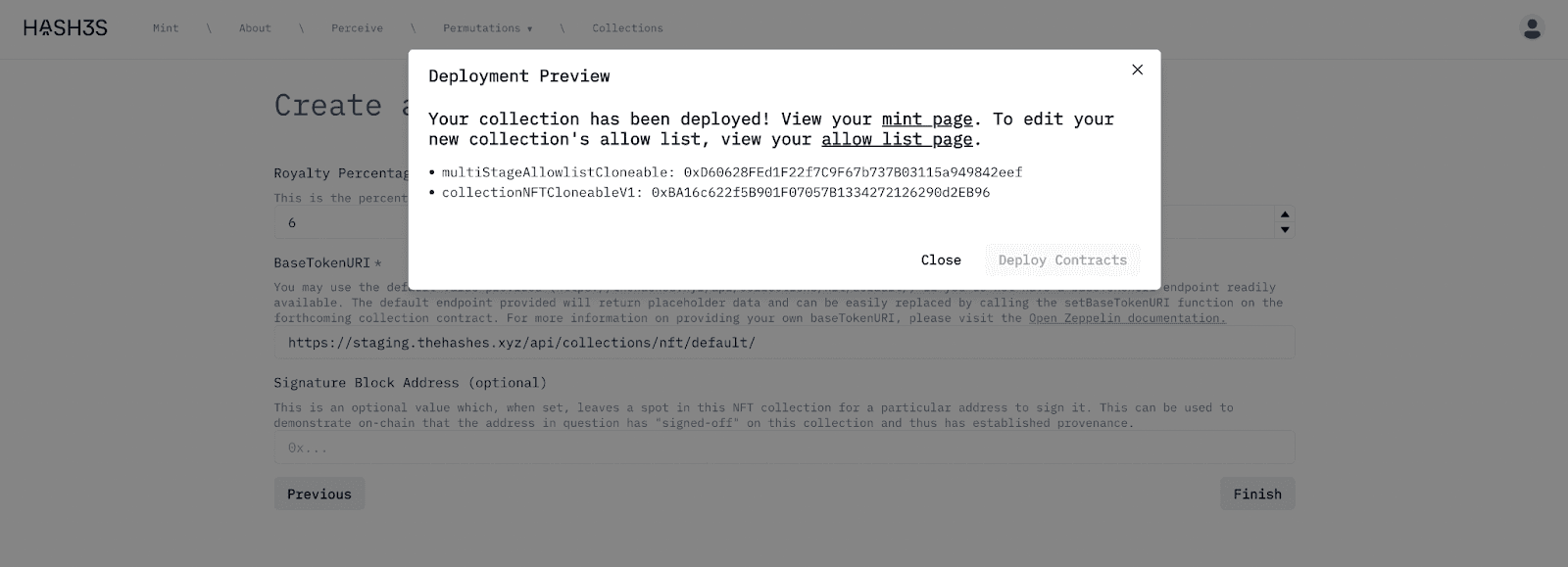 'create + deploy flow' screenshot seven